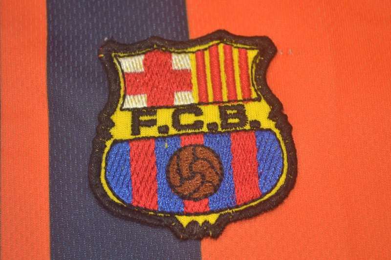 Barcelona Soccer Jersey Away Retro Replica 1997/98