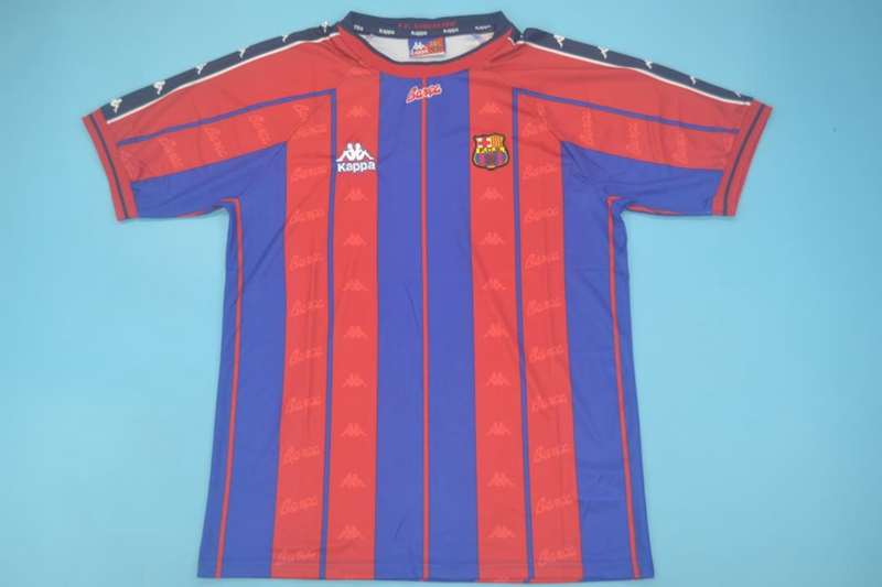 Barcelona Soccer Jersey Home Retro Replica 1997/98