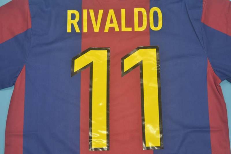 Barcelona Soccer Jersey Home Retro Replica 1998/99