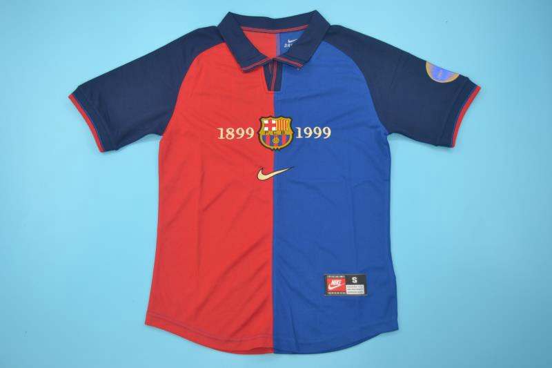 Barcelona Soccer Jersey Home Retro Replica 1999/2000