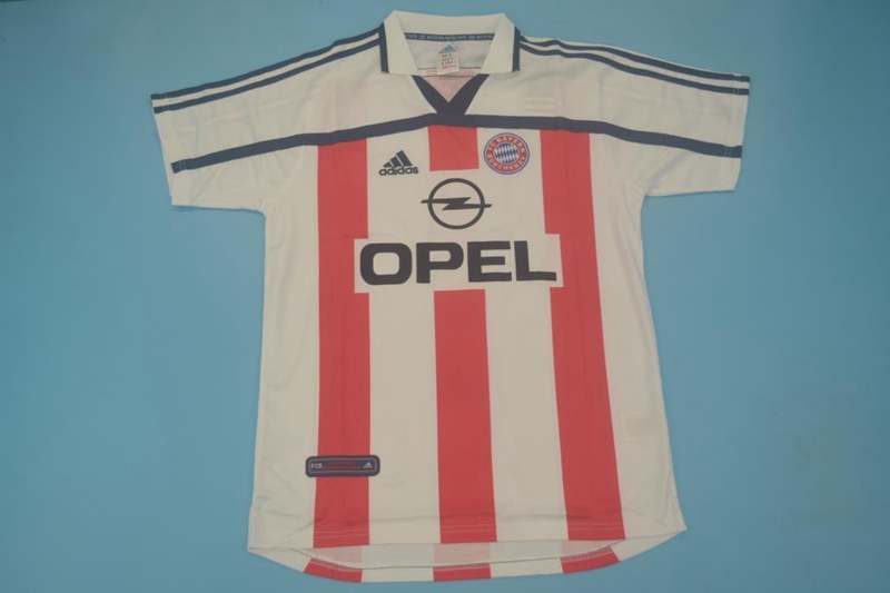 Bayern Munich Soccer Jersey Away Retro Replica 2000/02