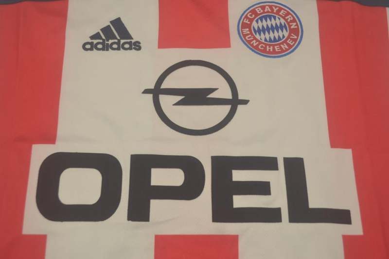 Bayern Munich Soccer Jersey Away Retro Replica 2000/02