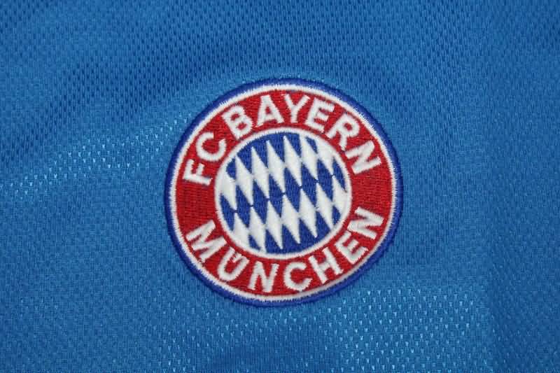 Bayern Munich Soccer Jersey Goalkeeper Black Blue Long Retro Replica 2002/03