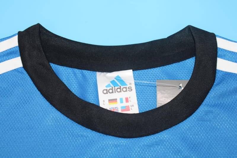 Bayern Munich Soccer Jersey Goalkeeper Black Blue Long Retro Replica 2002/03