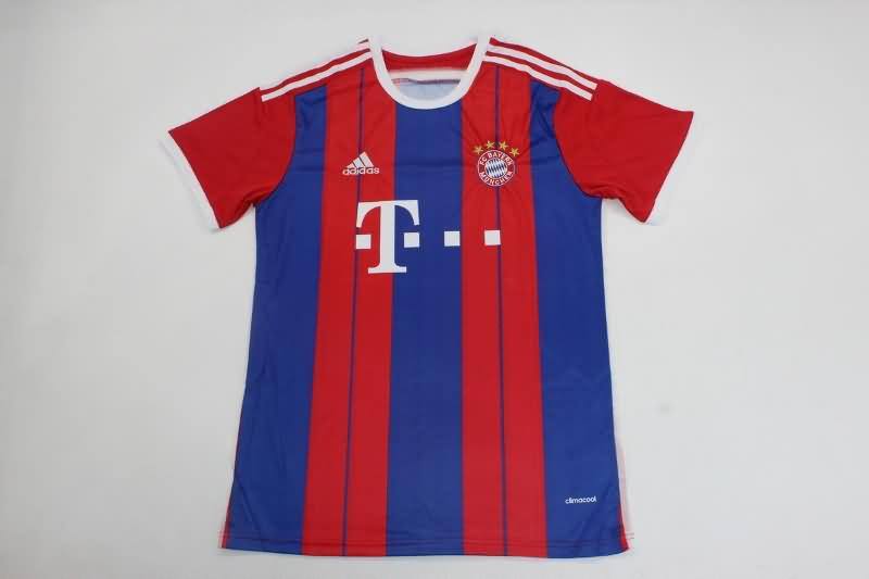 Bayern Munich Soccer Jersey Home Retro Replica 2014/15