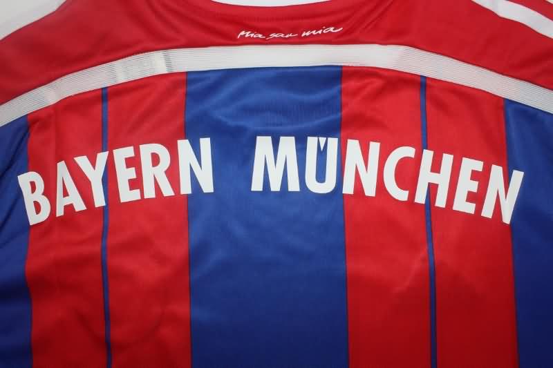 Bayern Munich Soccer Jersey Home Retro Replica 2014/15