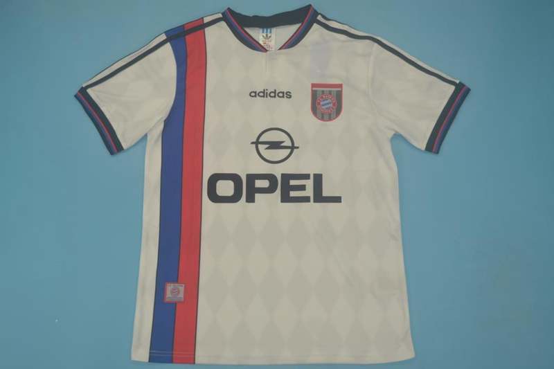 Bayern Munich Soccer Jersey Away Retro Replica 1995/96