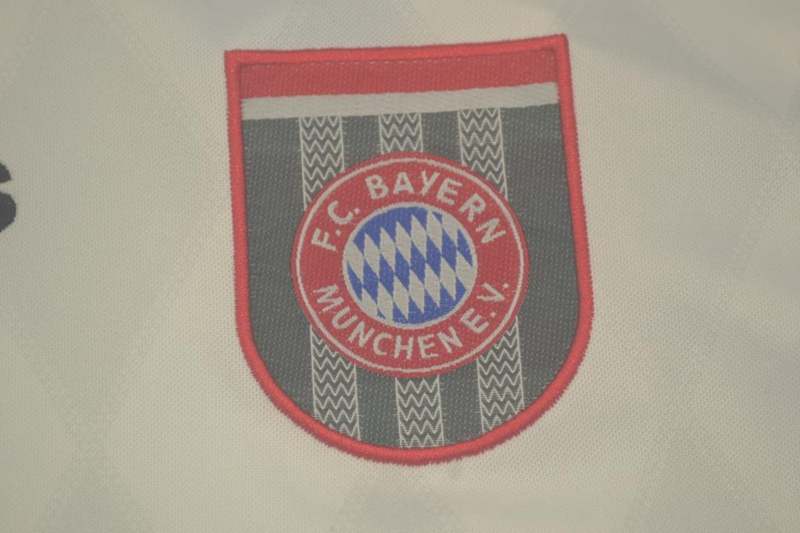 Bayern Munich Soccer Jersey Away Retro Replica 1995/96