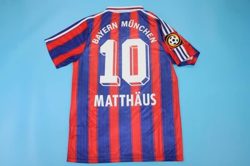 Bayern Munich Soccer Jersey Home Retro Replica 1995/97