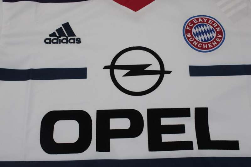 Bayern Munich Soccer Jersey Away Retro Replica 1998/2001