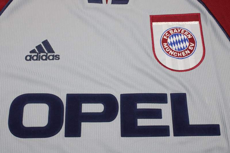 Bayern Munich Soccer Jersey Away Retro Replica 1998/99