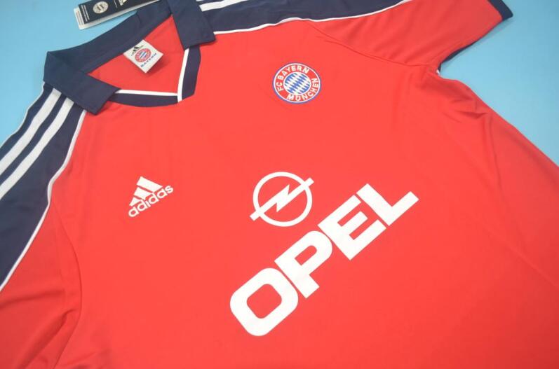 Bayern Munich Soccer Jersey Home Retro Replica 1999/2001