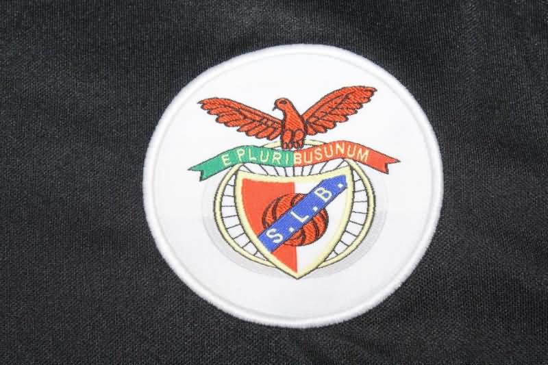 Benfica Soccer Jersey Black Retro Replica 1974/75
