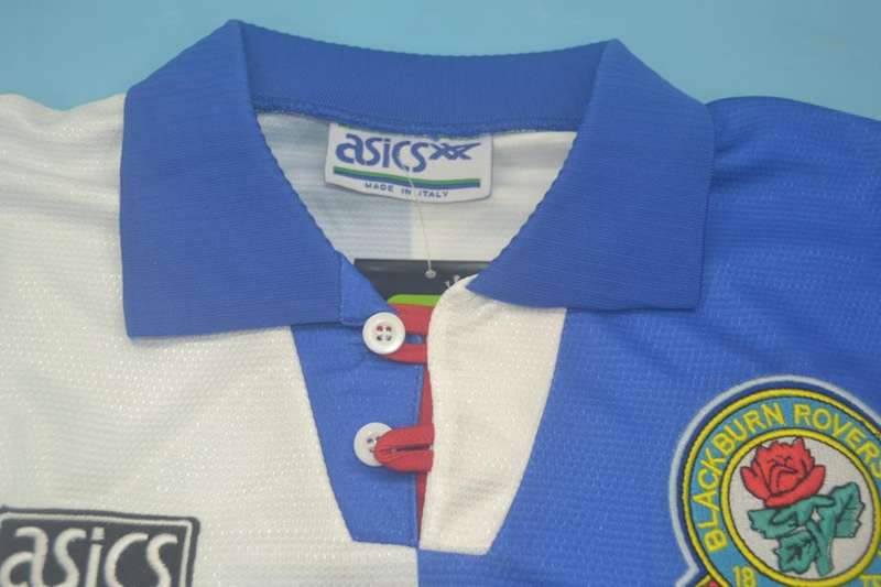 Blackburn Soccer Jersey Home Long Retro Replica 1994/95