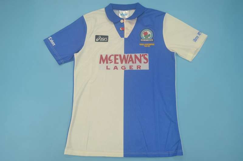 Blackburn Soccer Jersey Home Retro Replica 1995/96