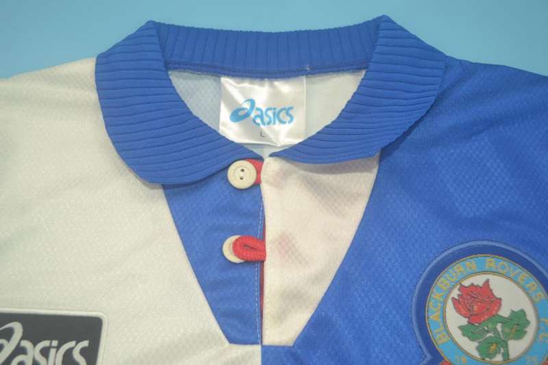 Blackburn Soccer Jersey Home Retro Replica 1995/96