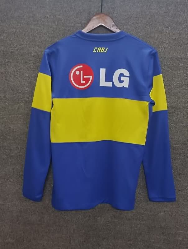 AAA Quality Boca Juniors 2011/12 Home Long Sleeve Retro Soccer Jersey