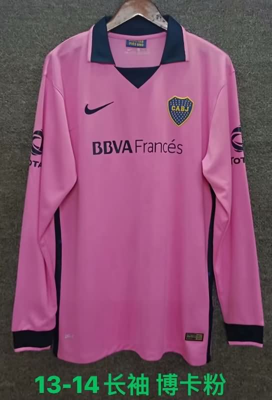 AAA Quality Boca Juniors 2013/14 Away Retro Long Sleeve Soccer Jersey