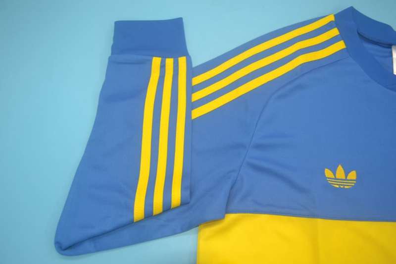 Boca Juniors Soccer Jersey Home Long Retro Replica 1981