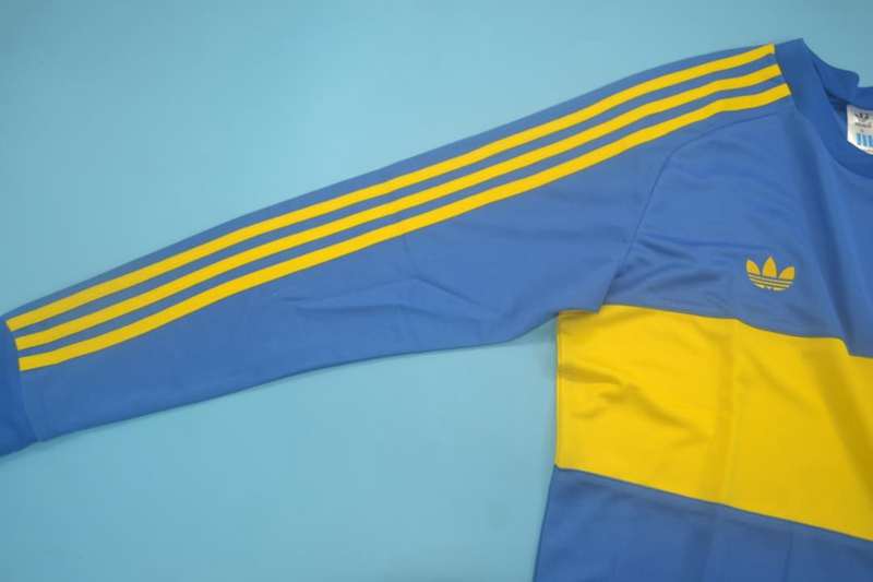 Boca Juniors Soccer Jersey Home Long Retro Replica 1981