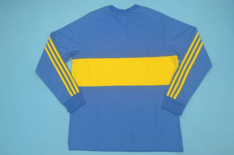 Boca Juniors Soccer Jersey Home Long Retro Replica 1981