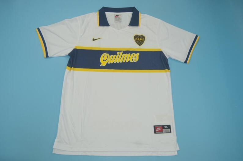 Boca Juniors Soccer Jersey Away Retro Replica 1996/97