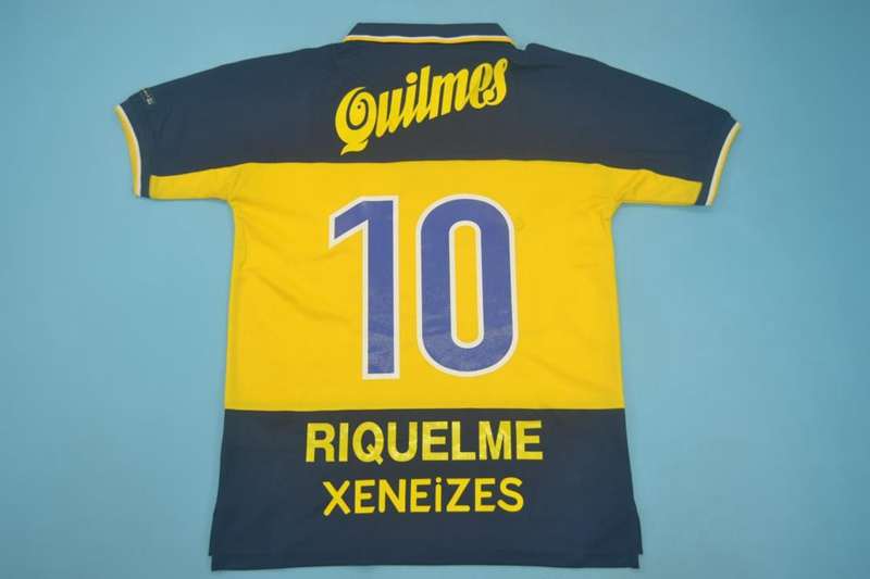 Boca Juniors Soccer Jersey Home Retro Replica 1999