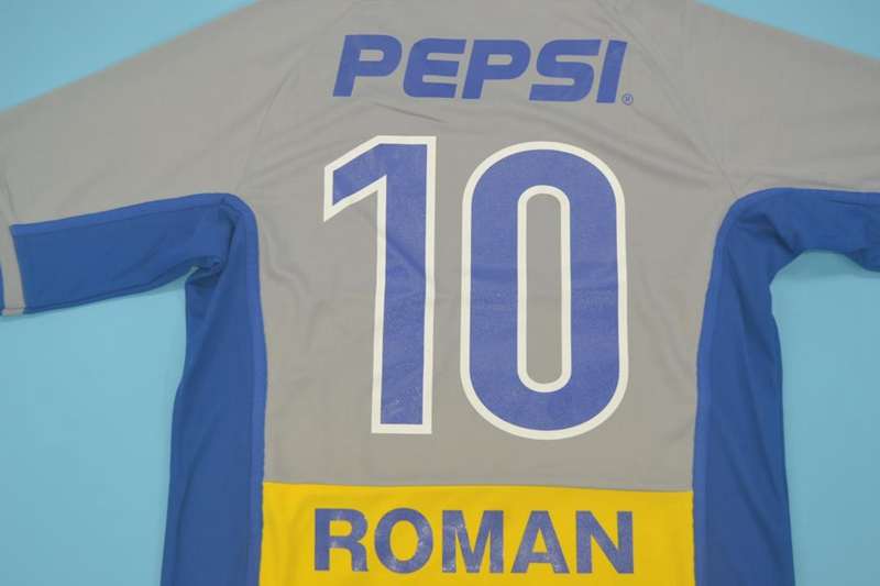 Boca Juniors Soccer Jersey Away Retro Replica 2002