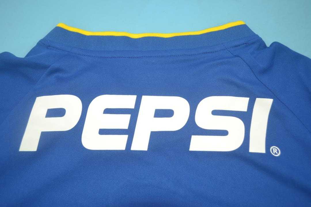 Boca Juniors Soccer Jersey Home Retro Replica 2002