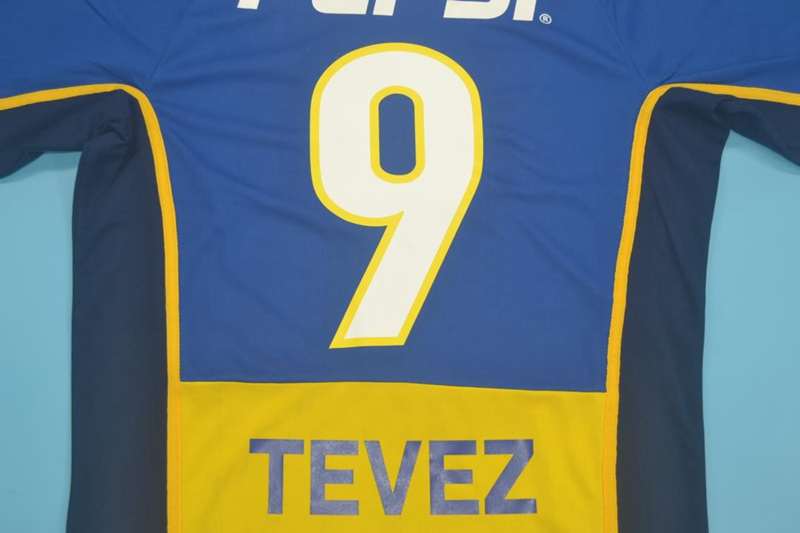 Boca Juniors Soccer Jersey Home Retro Replica 2002