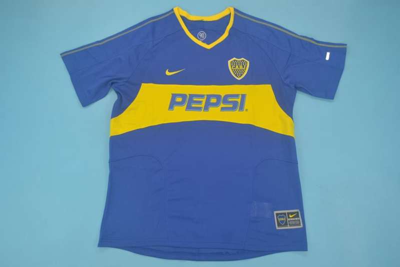 Boca Juniors Soccer Jersey Home Retro Replica 2003