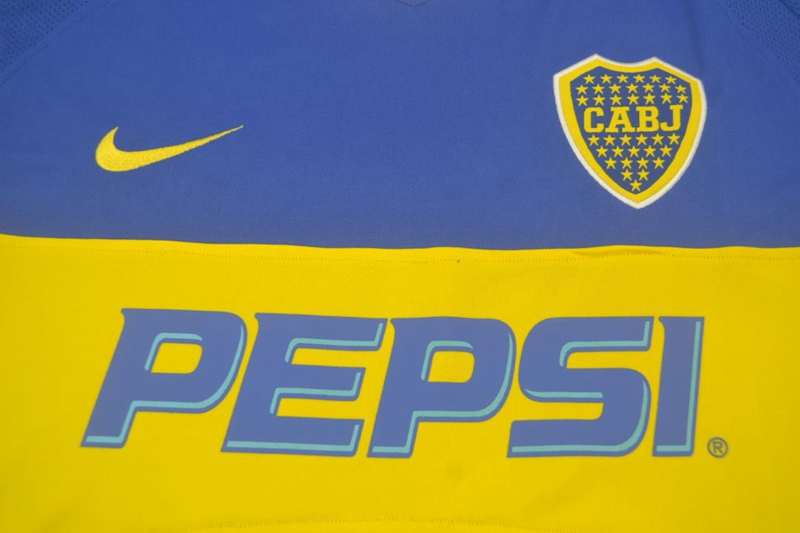 Boca Juniors Soccer Jersey Home Retro Replica 2003