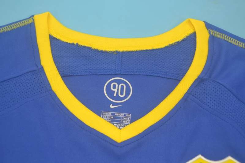 Boca Juniors Soccer Jersey Home Long Retro Replica 2003