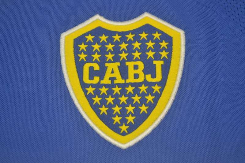 Boca Juniors Soccer Jersey Home Long Retro Replica 2003