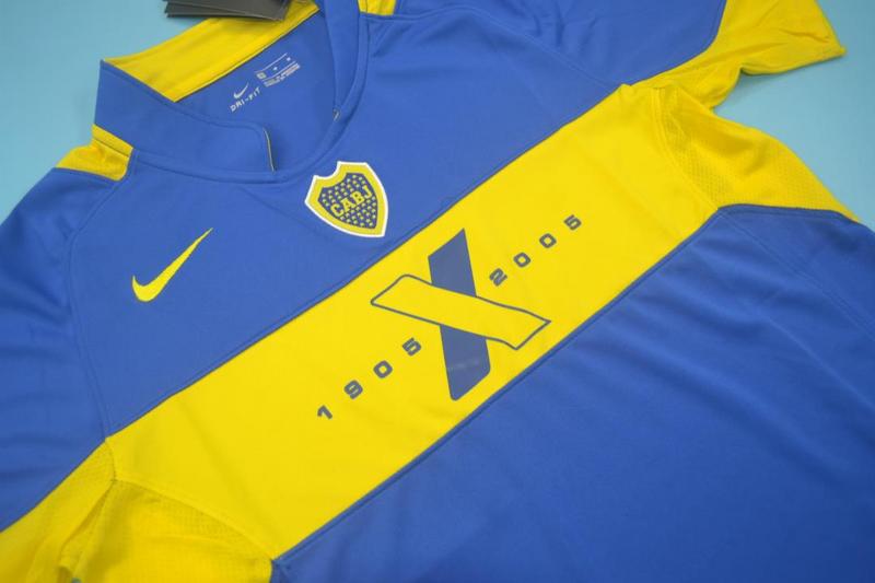 Boca Juniors Soccer Jersey Home Retro Replica 2005