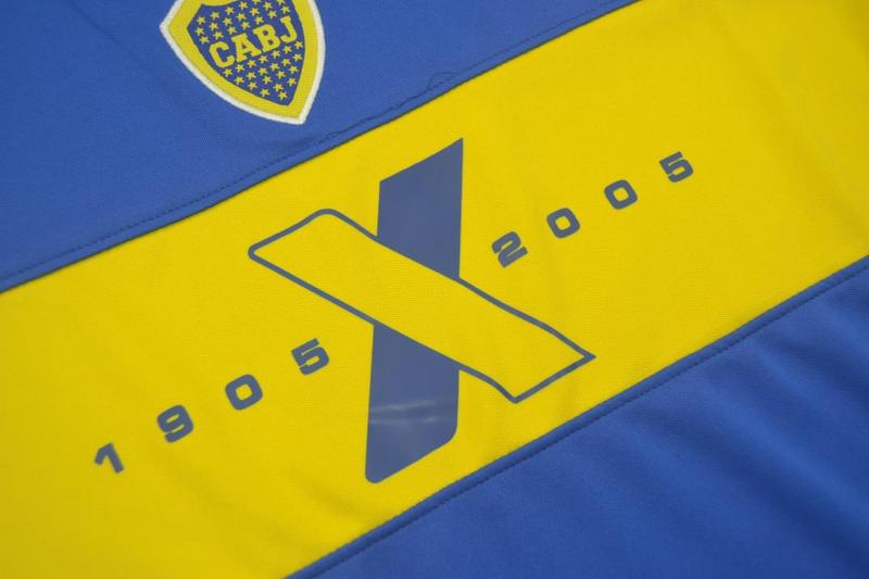 Boca Juniors Soccer Jersey Home Retro Replica 2005