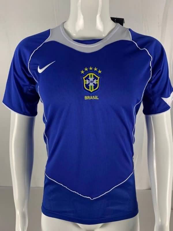 Brazil Soccer Jersey Away Retro Replica 2004/06