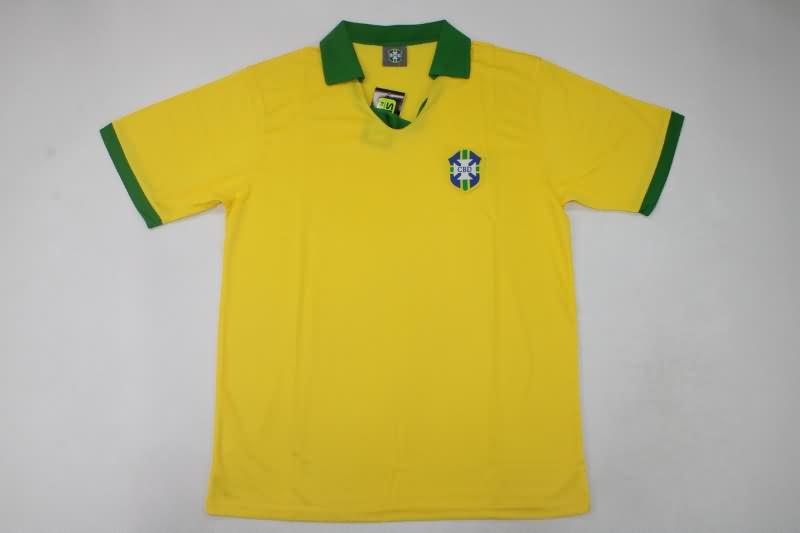 Brazil Soccer Jersey Home Retro Replica 1958