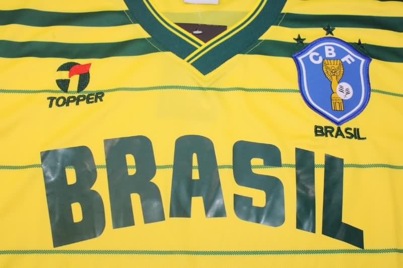 Brazil Soccer Jersey Home Retro Replica 1984