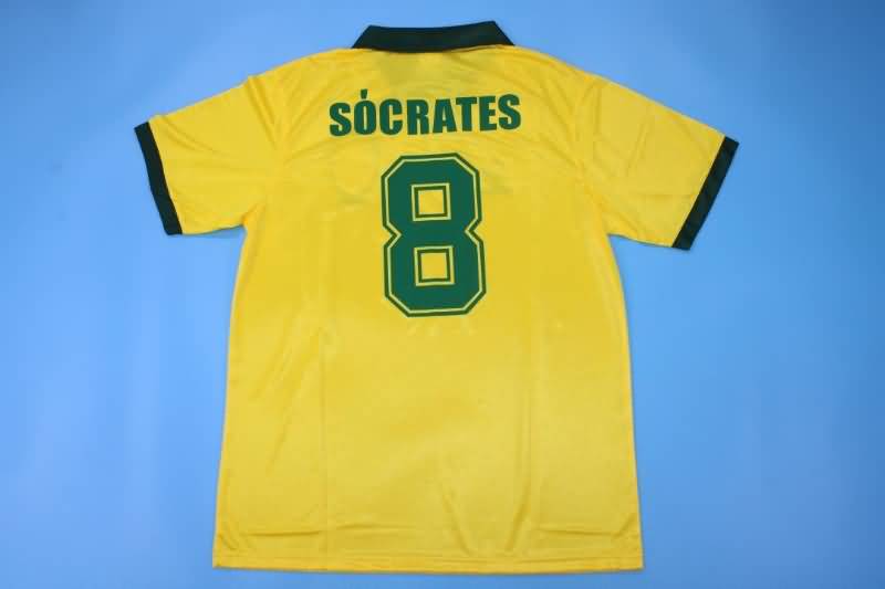 Brazil Soccer Jersey Home Retro Replica 1985