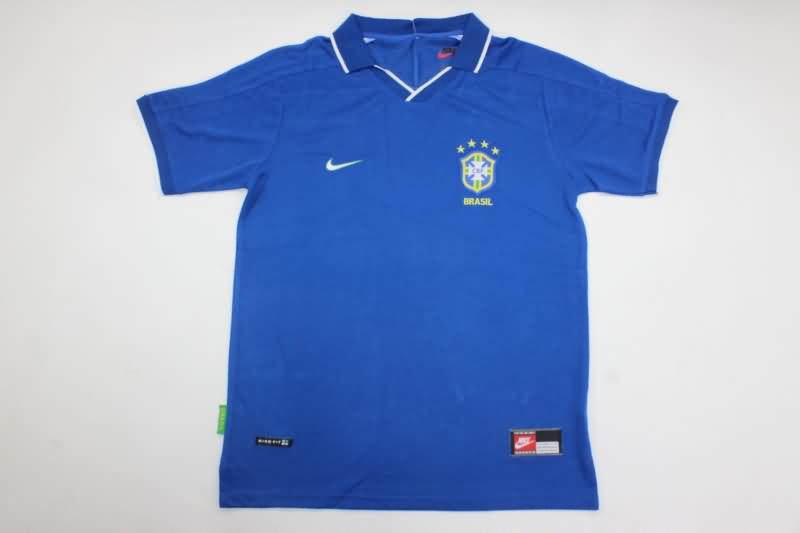 Brazil Soccer Jersey Away Retro Replica 1997