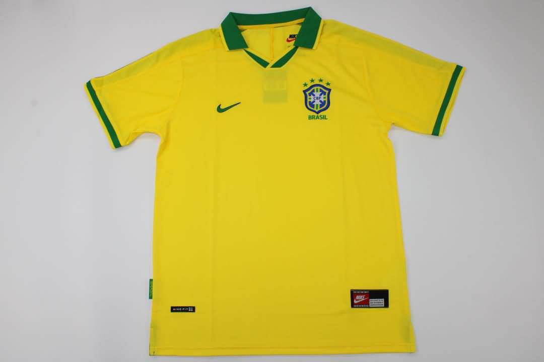 Brazil Soccer Jersey Home Retro Replica 1997