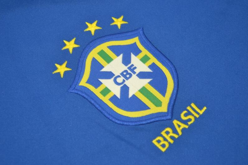 Brazil Soccer Jersey Away Retro Replica 1998