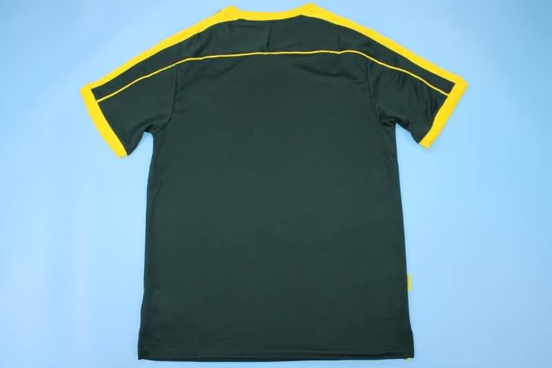 Brazil Soccer Jersey Goalkeeper Dark Green Retro Replica 1998