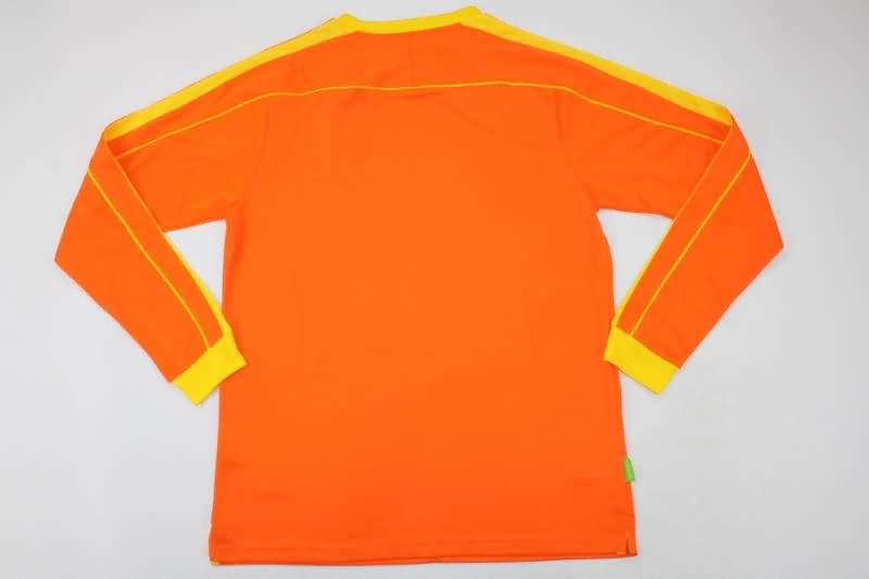 Brazil Soccer Jersey Goalkeeper Orange Retro Replica 1998