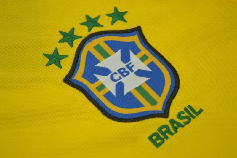 Brazil Soccer Jersey Home Retro Replica 1998