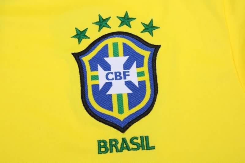 Brazil Soccer Jersey Home Long Slevee Retro Replica 1998