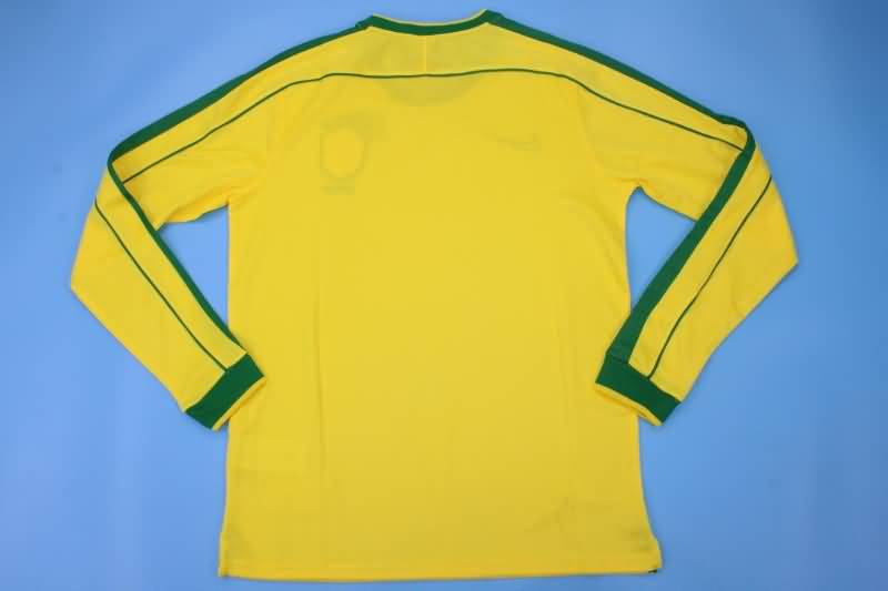 Brazil Soccer Jersey Home Long Slevee Retro Replica 1998