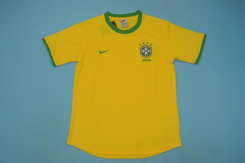 Brazil Soccer Jersey Home Retro Replica 2000