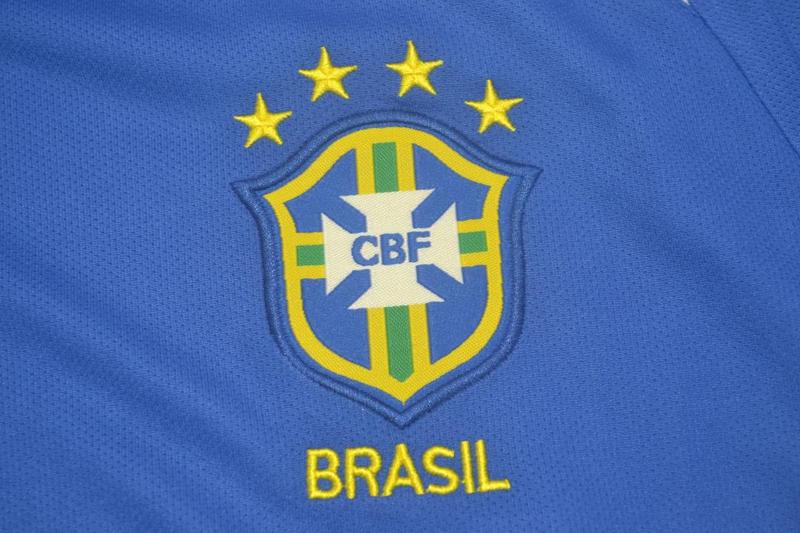 Brazil Soccer Jersey Away Retro Replica 2002